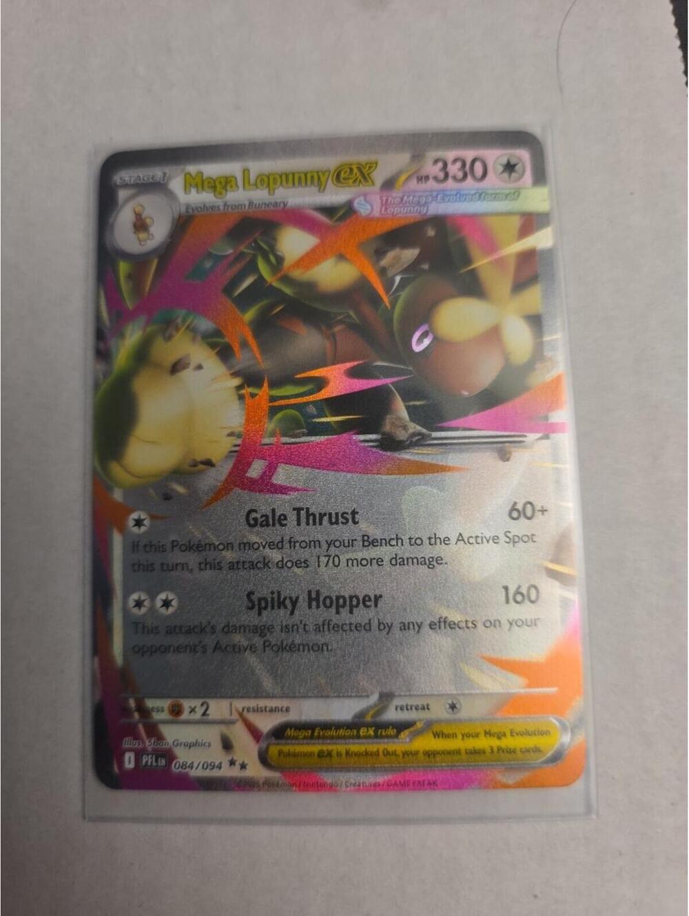 Mega Lopunny ex 084/094 Me02: Phantasmal Flames Holo